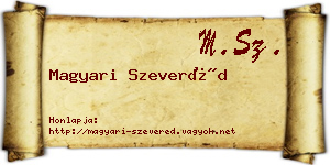 Magyari Szeveréd névjegykártya